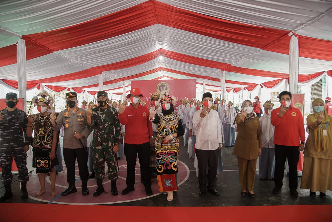 VAKSINASI PELAJAR DIGENCARKAN, MENUJU PTM TERBATAS DI KOTA BALIKPAPAN